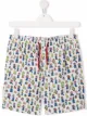 Image 1 of Mc2 Saint Barth TEEN graphic-print swim shorts