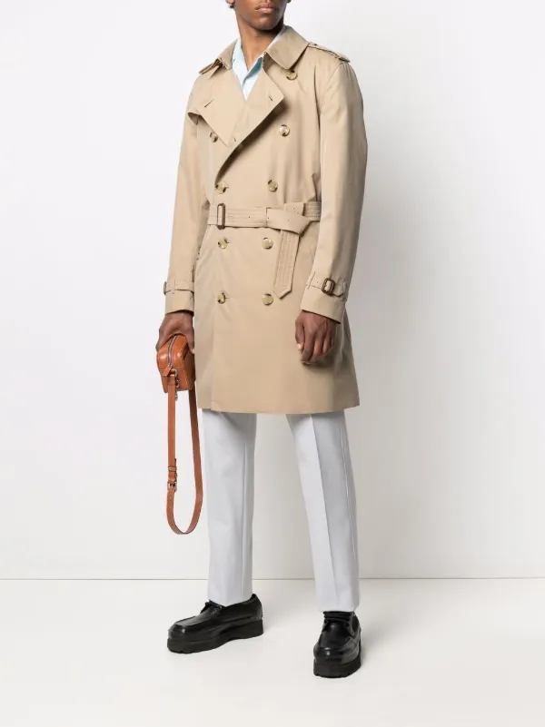 Burberry The Kensington Heritage Trench Coat Neutrals FARFETCH CA