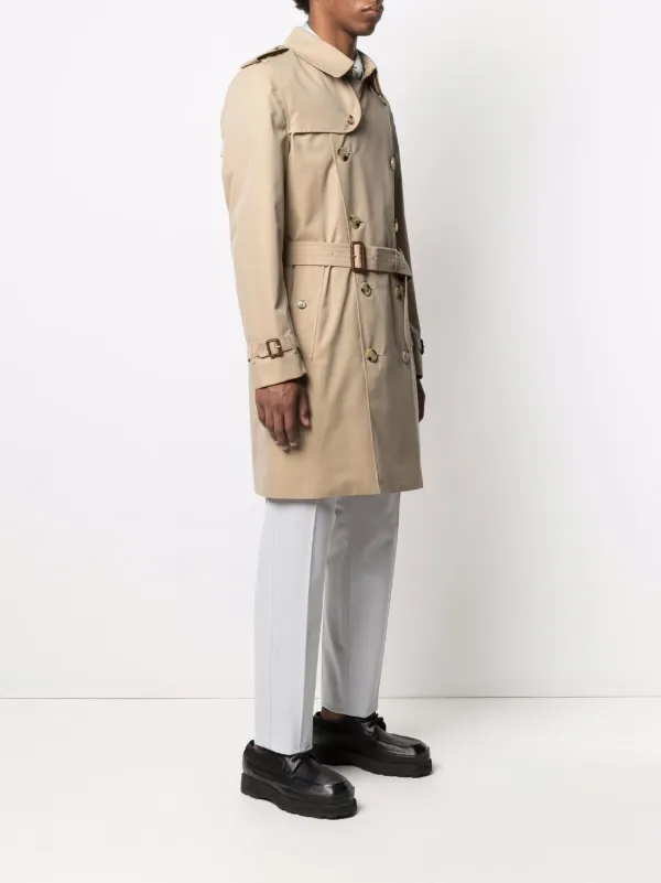 Burberry cream cheap trench coat