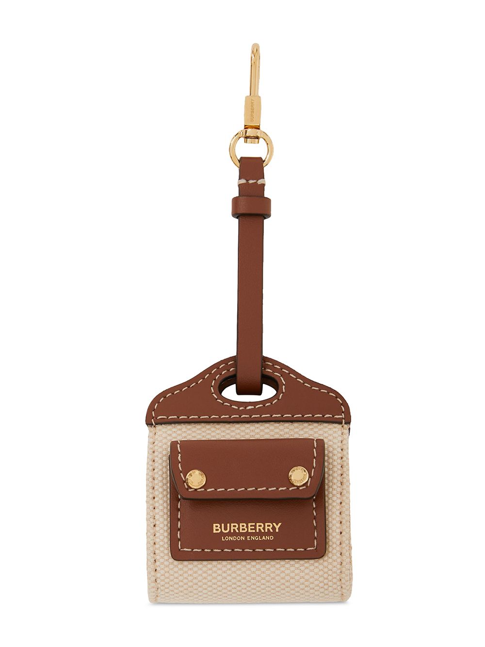 фото Burberry двухцветный чехол для airpods в виде сумки pocket