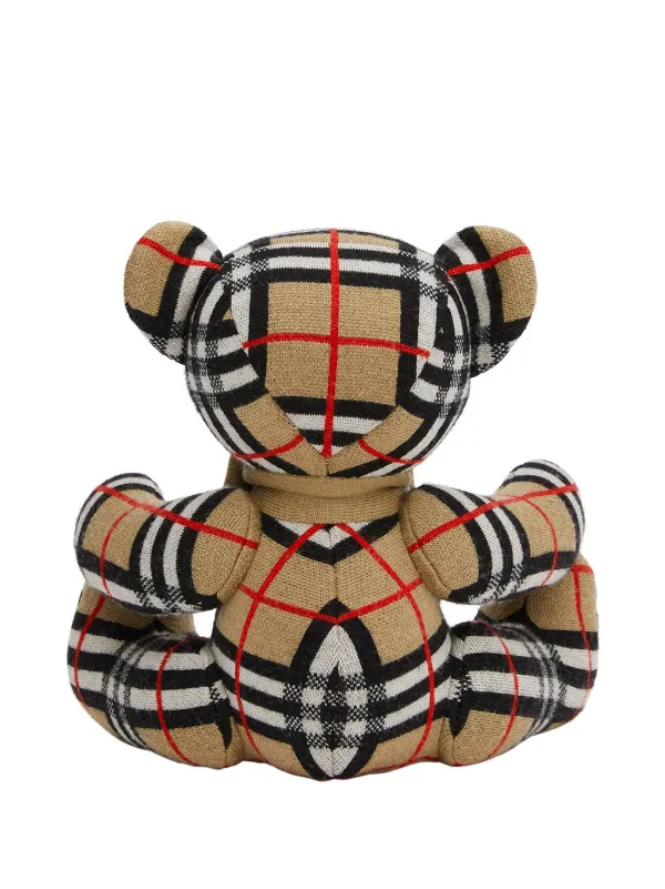 最高級 Vintage Kids Burberry CheckThomas Neutrals | Toy Soft Bear ワンピース