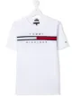 Image 1 of Tommy Hilfiger Junior TEEN logo-print short-sleeved T-shirt