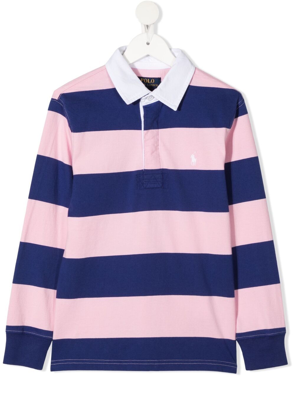 фото Ralph lauren kids рубашка-регби polo pony в полоску