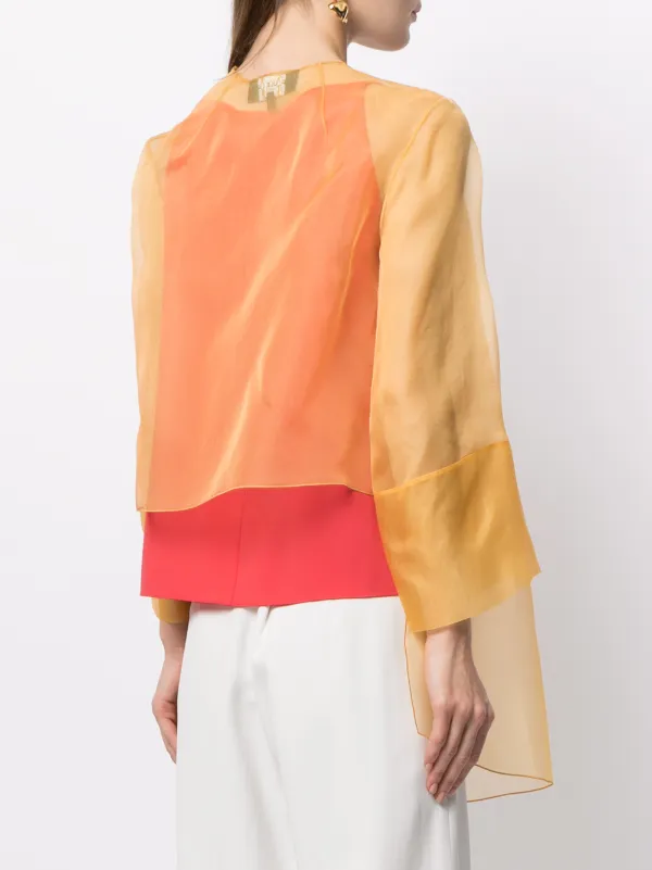 organza wrap jacket