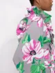 Essentiel Antwerp floral-print long-sleeve jumpsuit