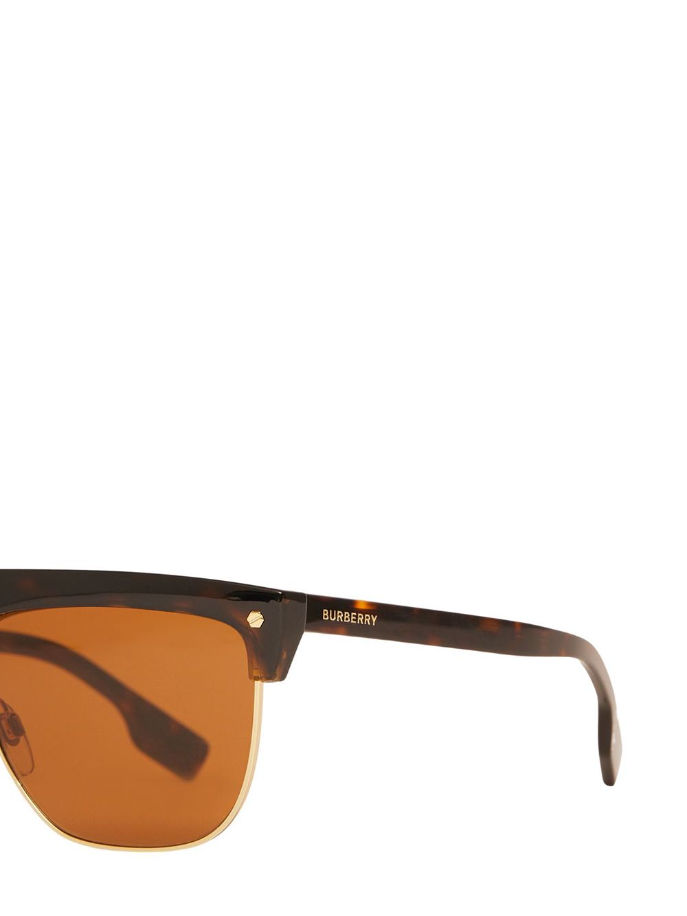 фото Burberry солнцезащитные очки в полуободковой оправе