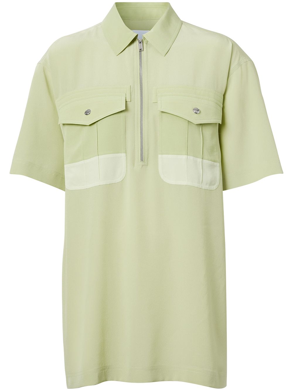 

Burberry camisa bowling de manga corta - Verde