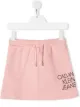Image 1 of Calvin Klein Kids logo-print drawstring skirt