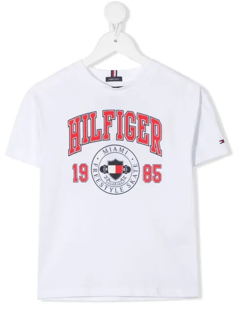 Tommy Hilfiger Junior logo print T-shirt