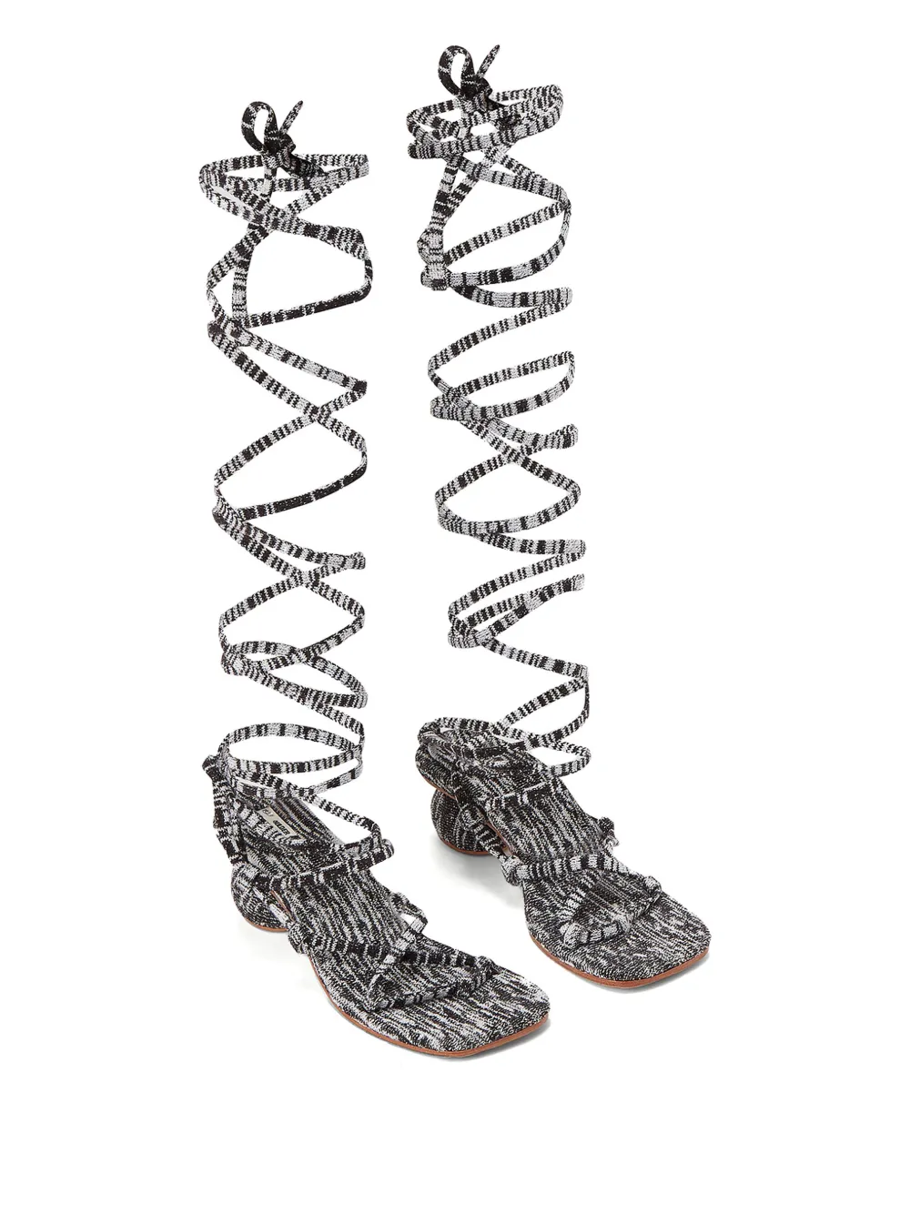 Isa Boulder lace-up strappy sandals | Heeled Sandals | Image 2