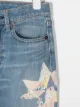 Ralph Lauren Kids patchwork straight-leg jeans