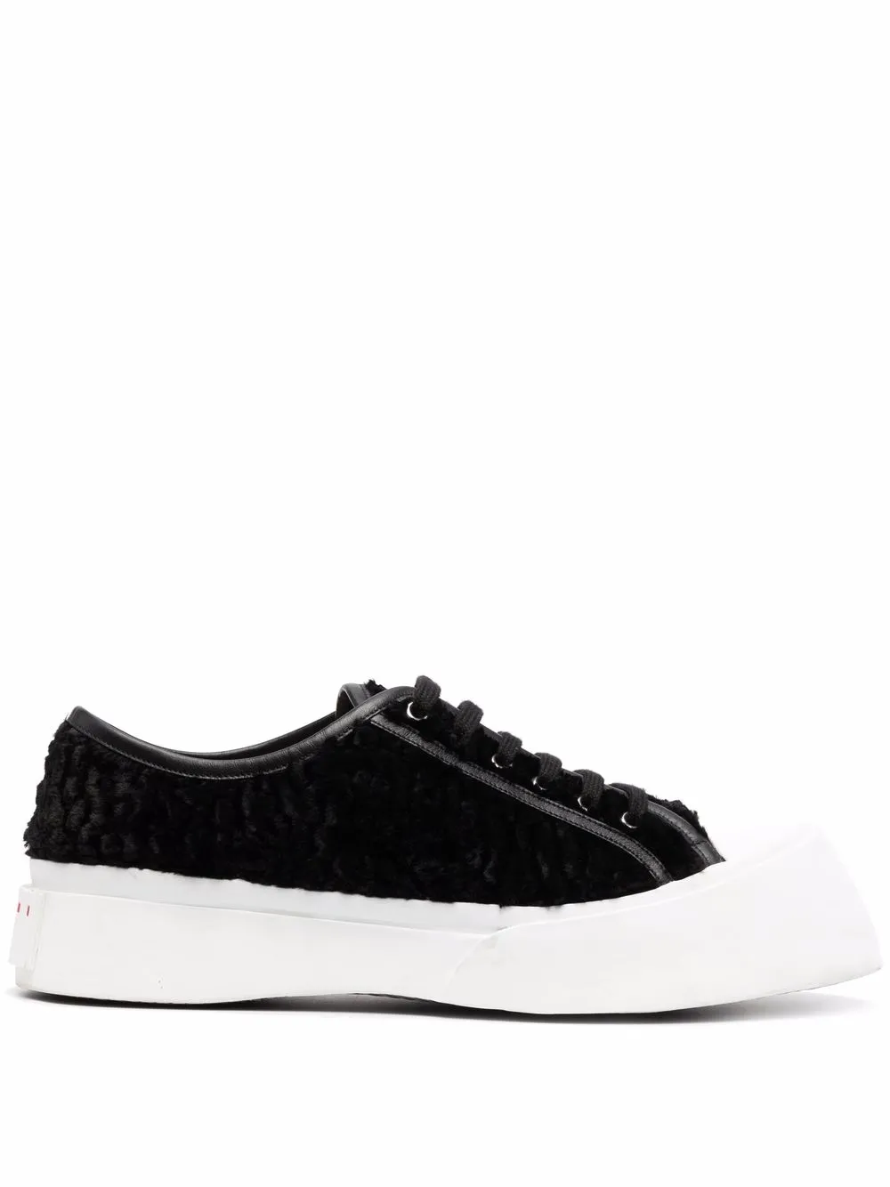 

Marni tenis bajos texturizados - Negro