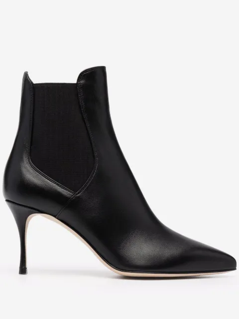 Sergio Rossi 80mm Godiva Chelsea boots
