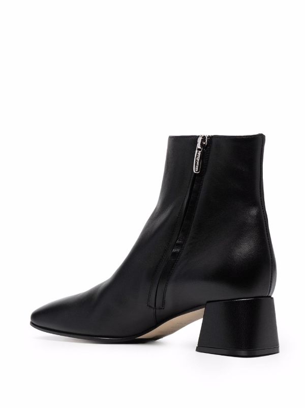 alicia chelsea leather heeled ankle boot