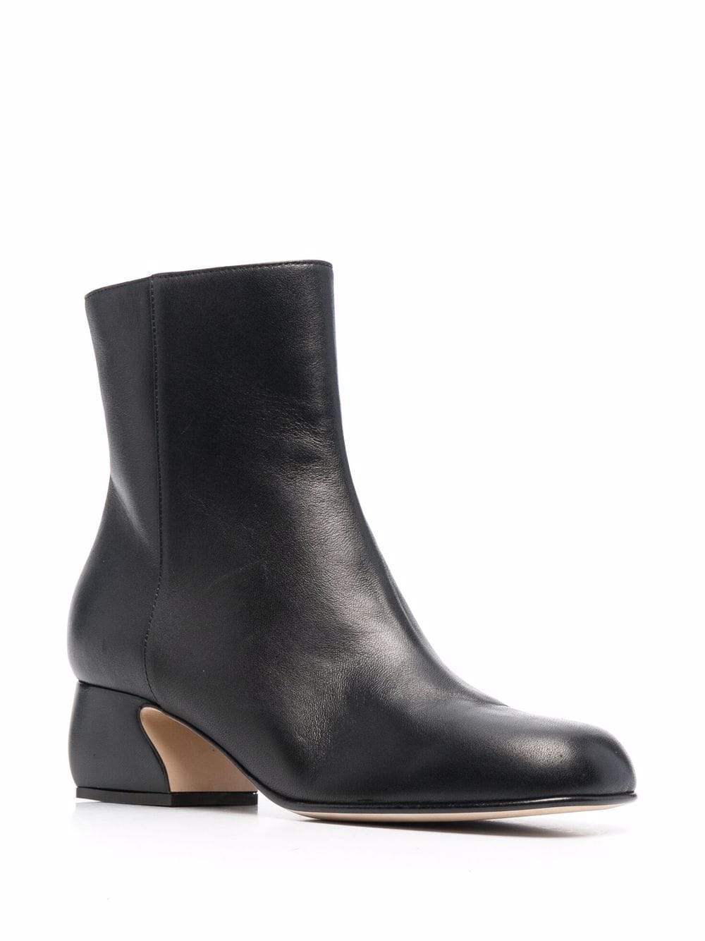 Shop Si Rossi Block-heel Ankle Boots In Black