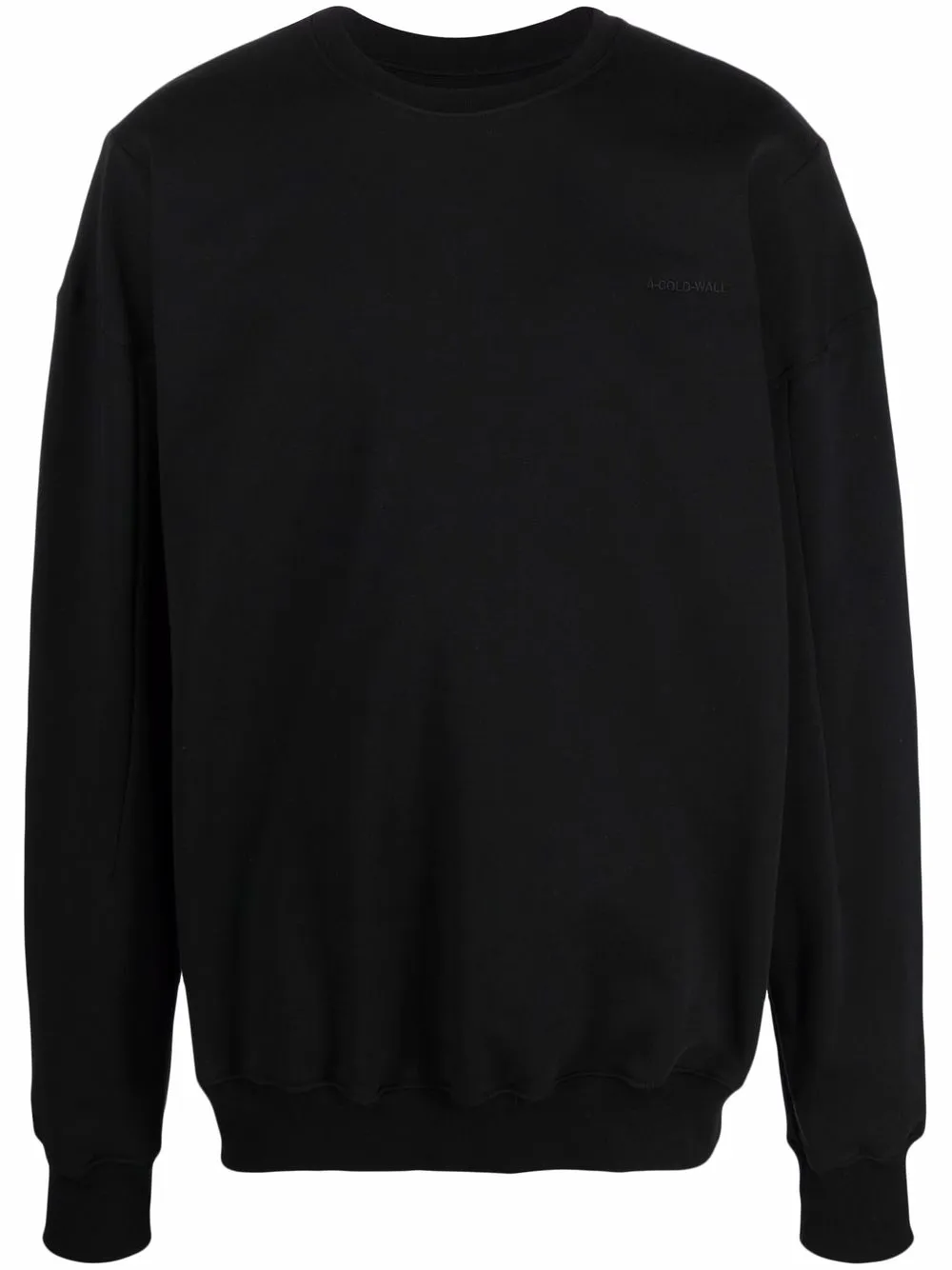 Shop A-cold-wall* Logo-patch Sweatshirt In Black