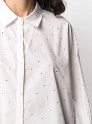 crystal-embellished cotton shirt展示图