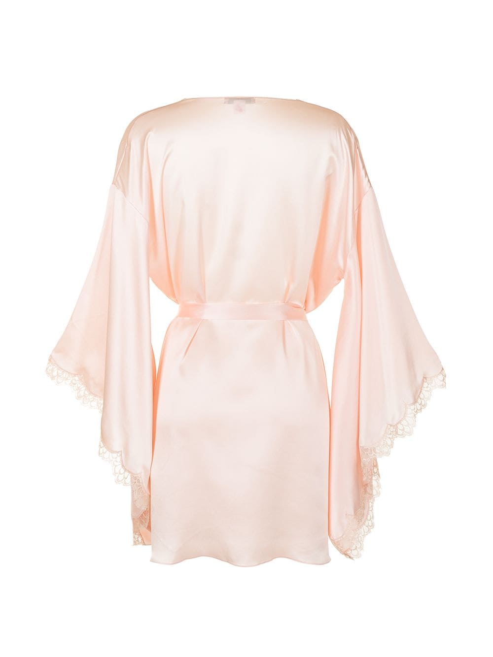 Shop Gilda & Pearl Marilyn Silk Robe In Pink