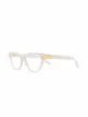 Image 2 of Bottega Veneta Eyewear geometric cat-eye frame glasses