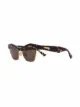 Image 2 of Bottega Veneta Eyewear tortoiseshell-effect half-frame sunglasses