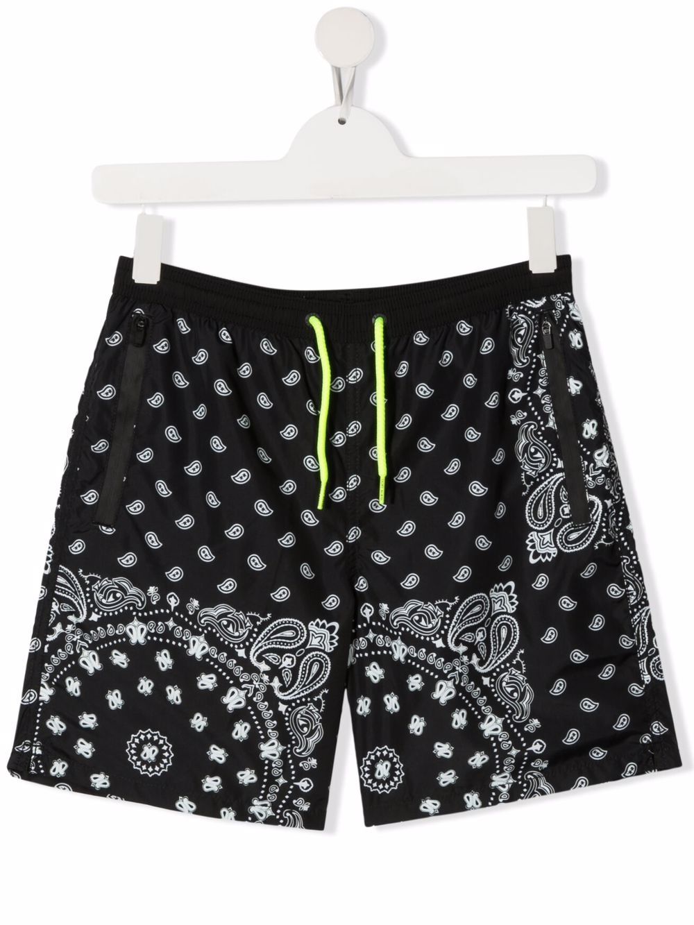 MC2 SAINT BARTH TEEN PAISLEY-PRINT SWIM SHORTS 