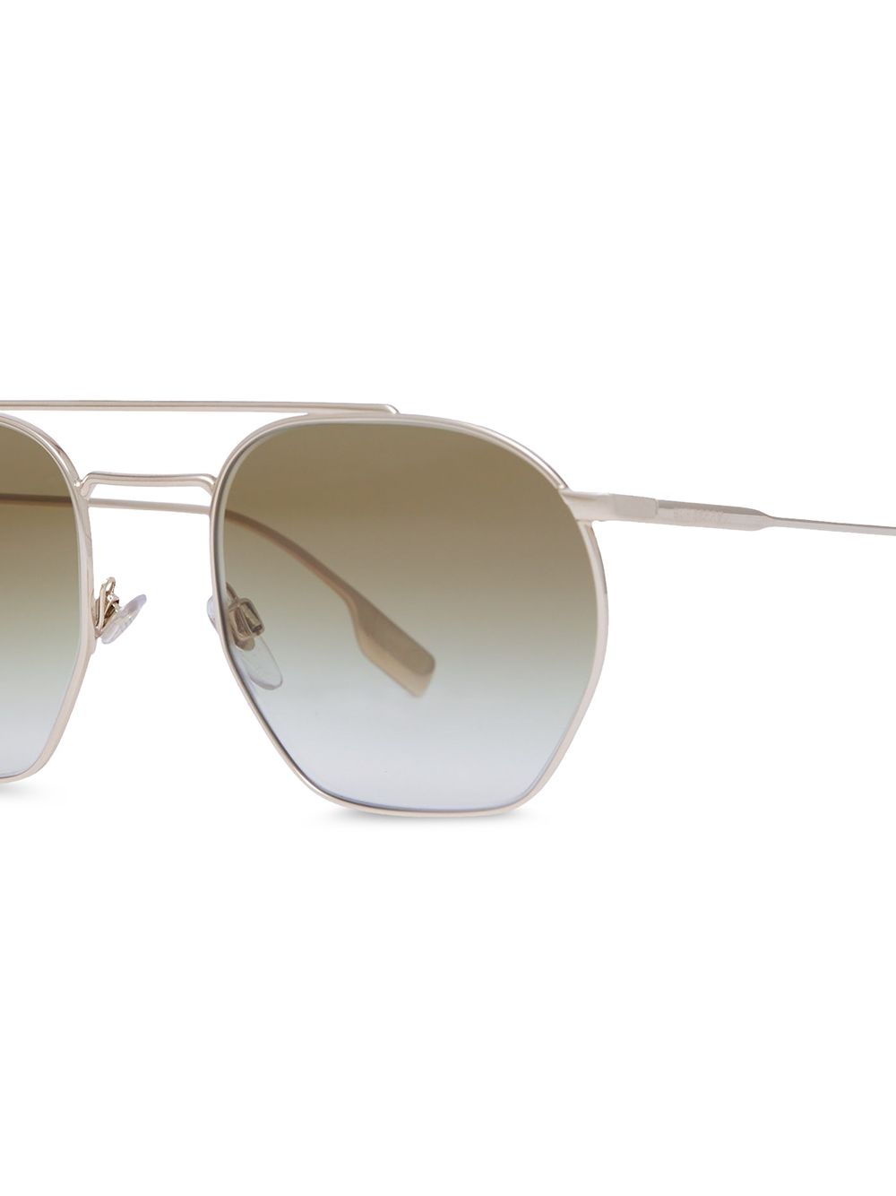 фото Burberry солнцезащитные очки в геометричной оправе