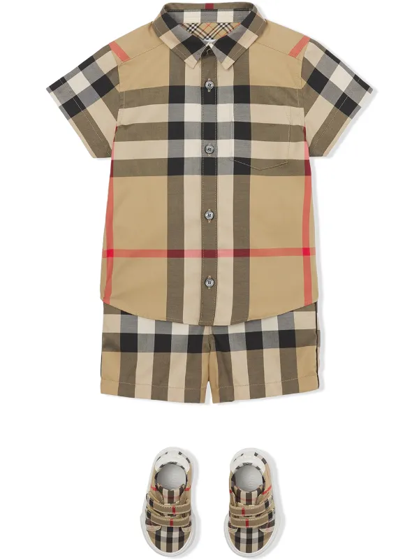 Burberry Kids チェック シャツ 通販 - FARFETCH