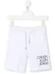 Image 1 of Calvin Klein Kids logo-print track shorts