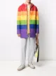 Image 2 of Stutterheim Stockholm rainbow-print raincoat