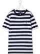 Image 1 of Ralph Lauren Kids Polo Pony striped T-shirt
