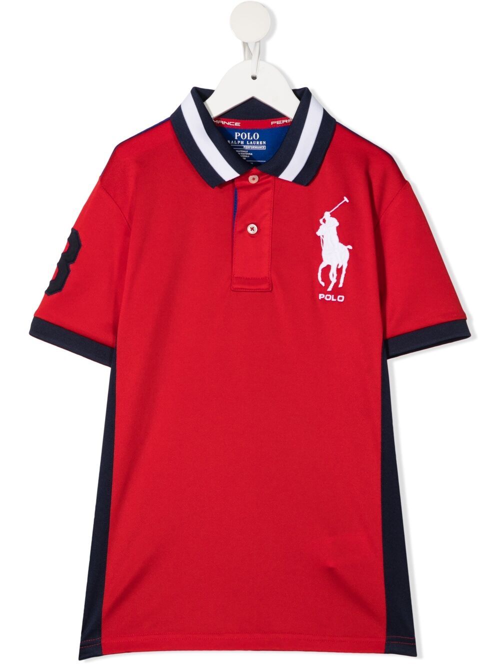 Ralph Lauren Embroidered Logo Polo Shirt In Red