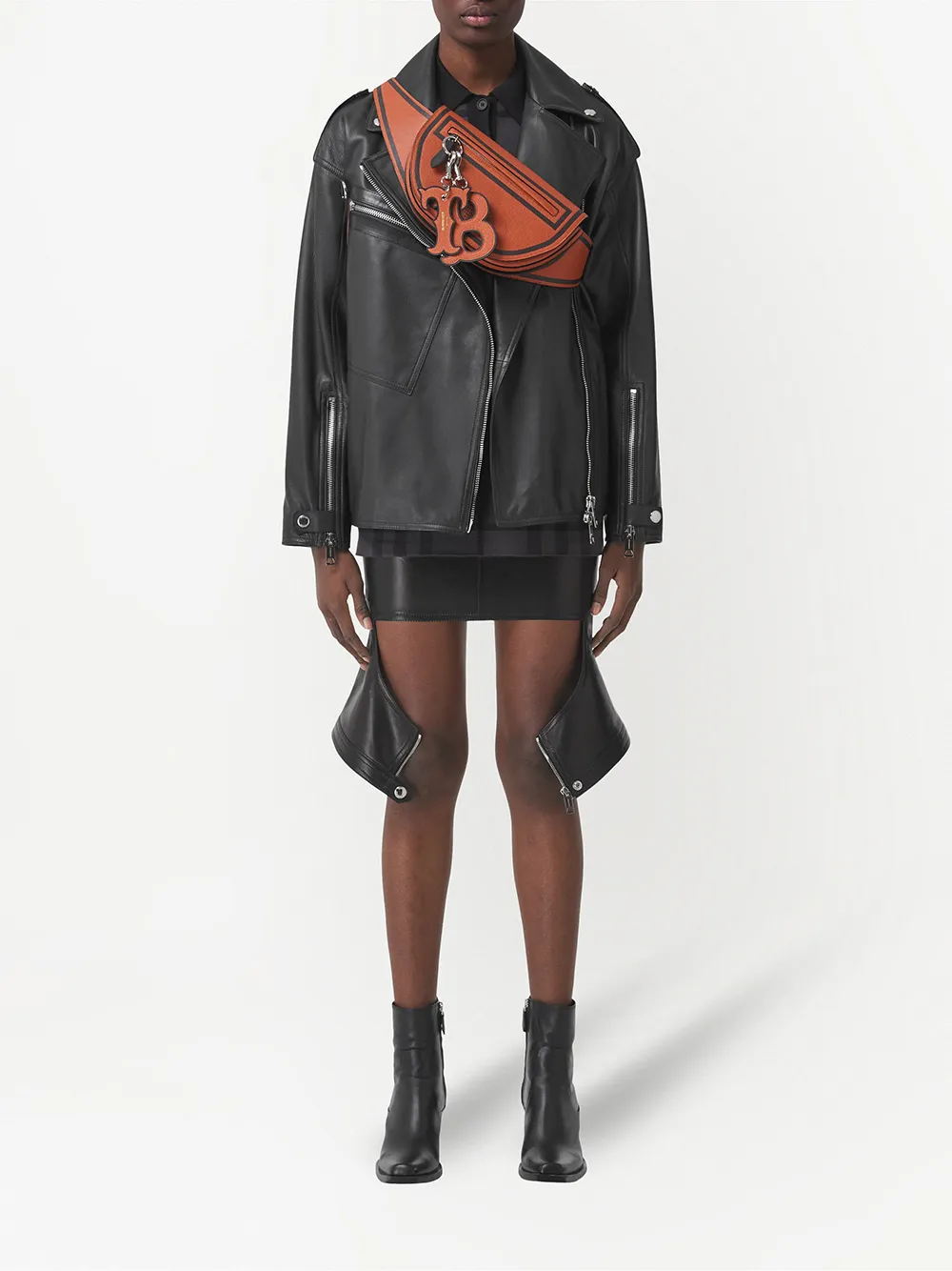 фото Burberry маленькая поясная сумка olympia с принтом