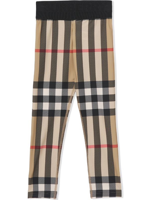 Burberry Kids Vintage Check-pattern Leggings - Farfetch