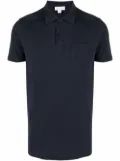 Sunspel Riviera patch-pocket polo shirt - Blue