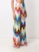 M Missoni Calça flare zig-zag