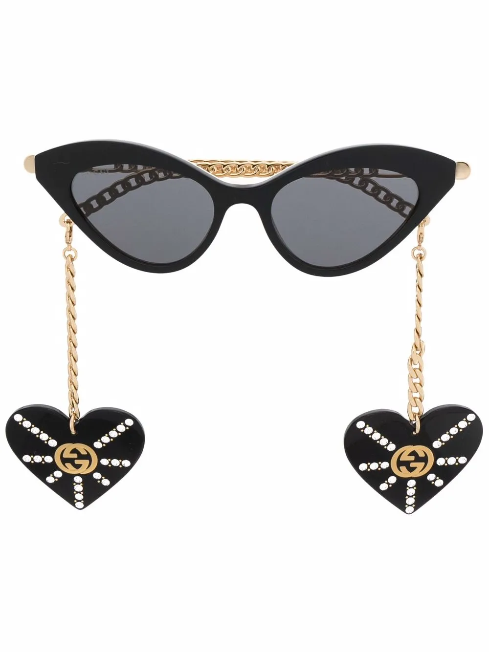 Gucci Cat-eye Tinted Sunglasses In Black