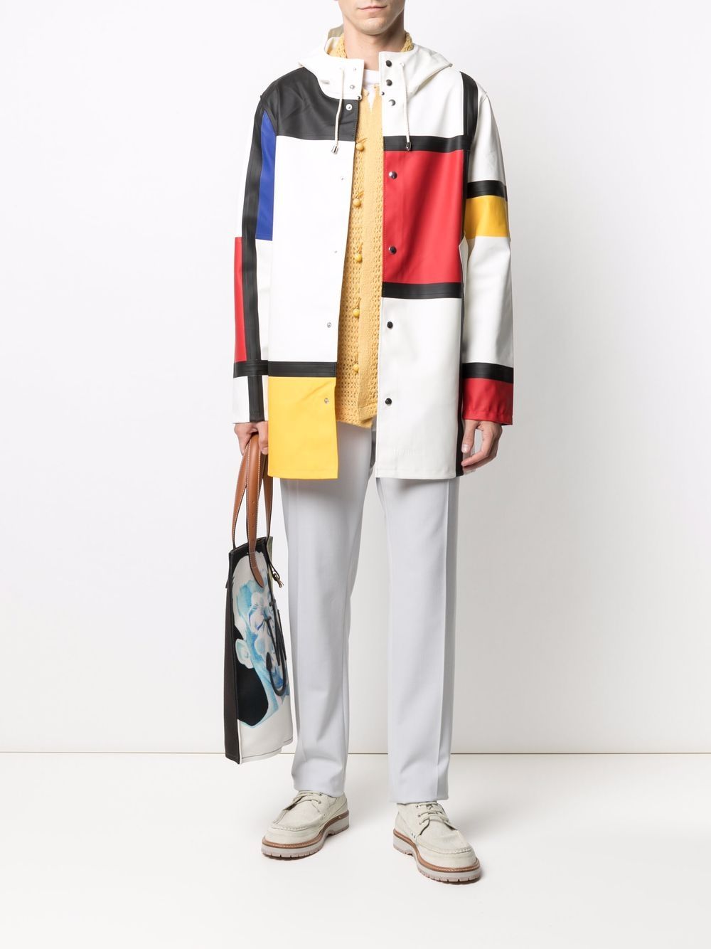 фото Stutterheim плащ с принтом stockholm mondrian