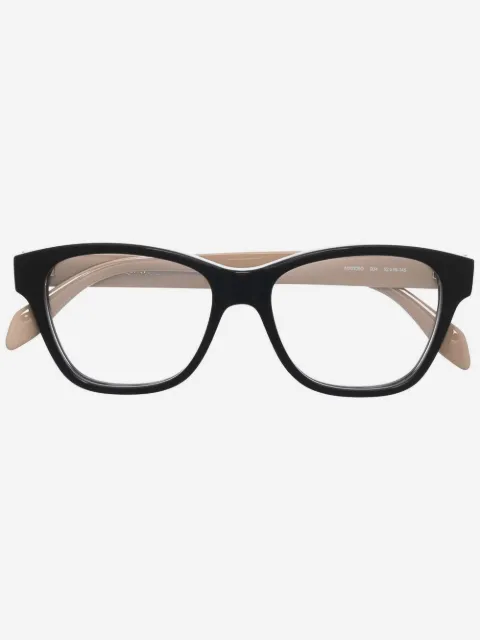 Alexander McQueen Eyewear lentes con armazón cuadrada