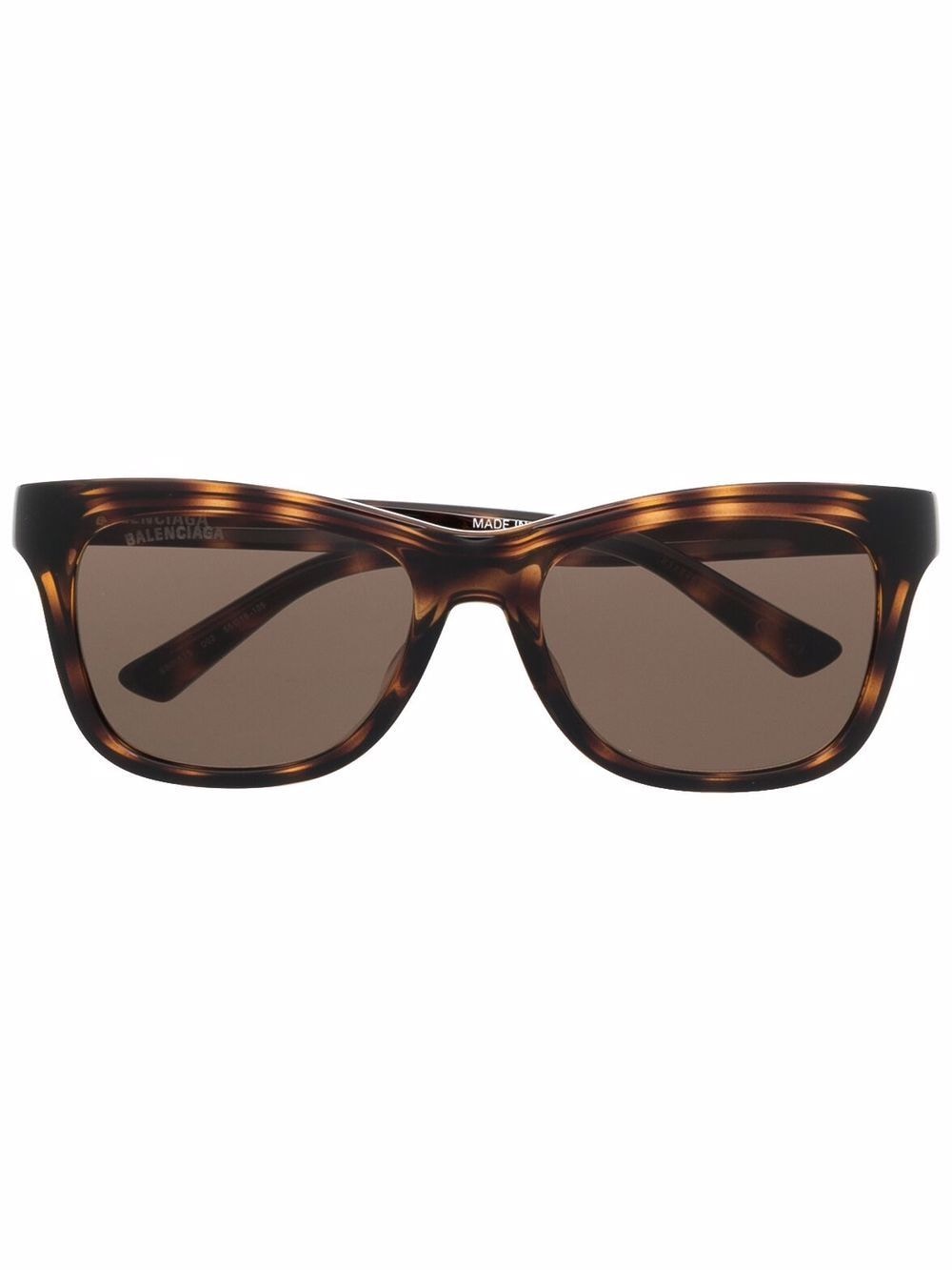 фото Balenciaga eyewear солнцезащитные очки bb0151s в d-образной оправе