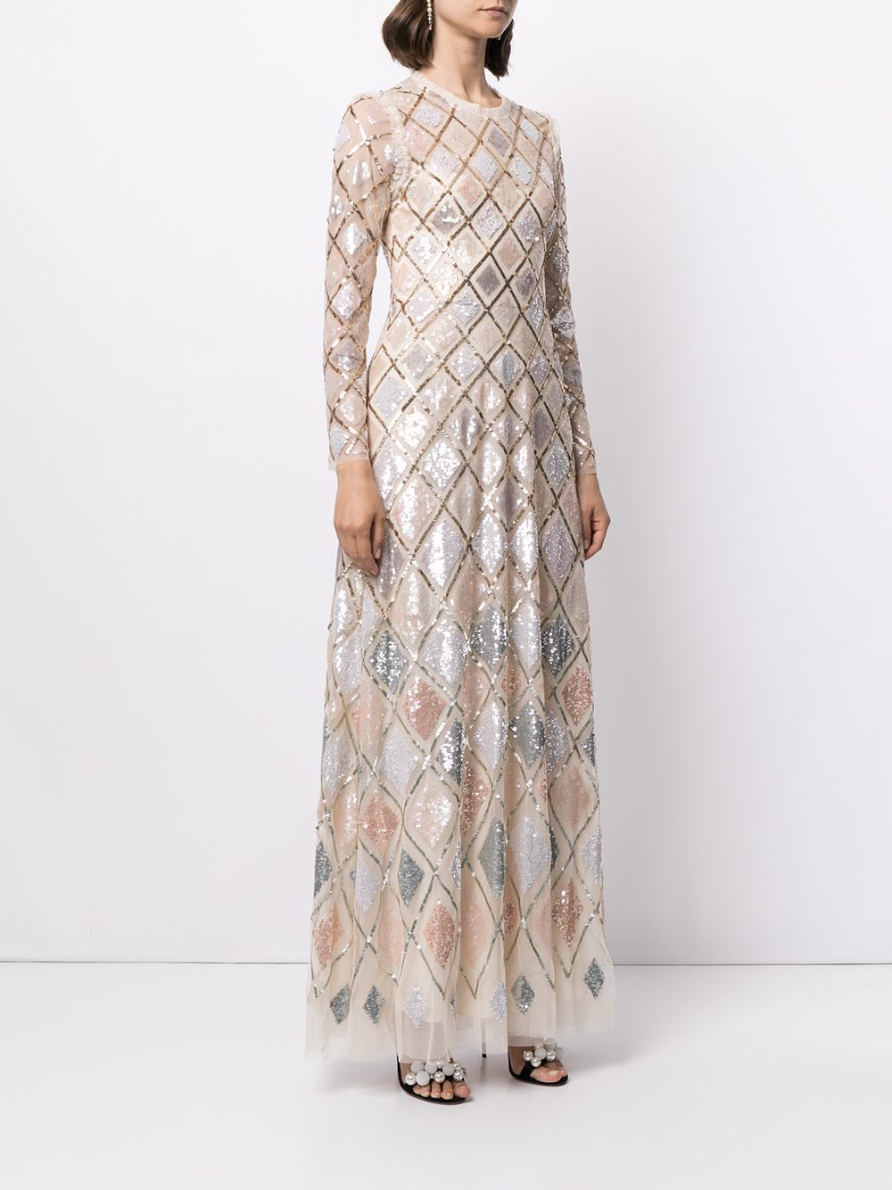 Needle & Thread sequin-diamond Gown - Farfetch