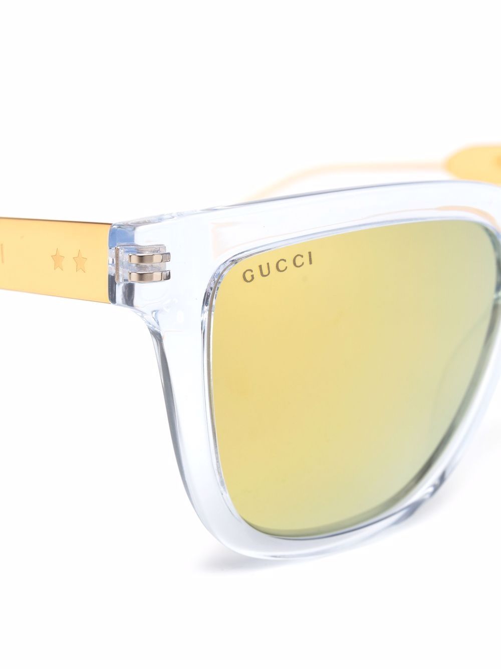 фото Gucci eyewear солнцезащитные очки в квадратной оправе