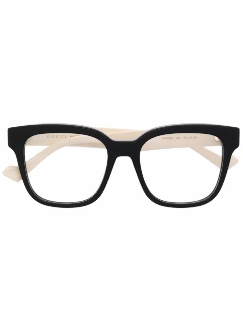 Gucci Eyewear lentes con armazón cuadrada