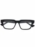 Gucci Eyewear rectangle-frame clear glasses - Black