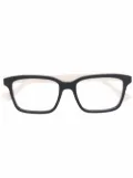 Gucci Eyewear rectangle-frame clear glasses - Neutrals