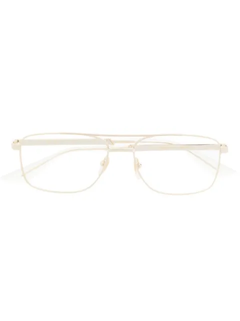 Gucci Eyewear rectangle-frame clear glasses