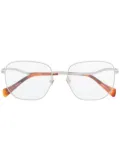 Gucci Eyewear square-frame clear glasses - Silver