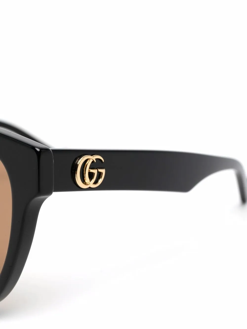 фото Gucci eyewear солнцезащитные очки в круглой оправе с логотипом double g