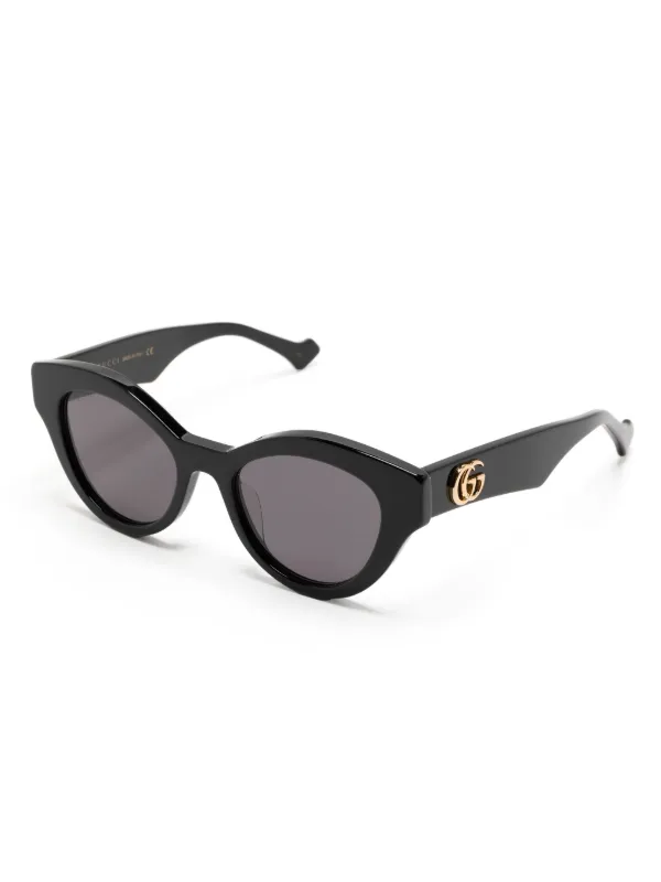 GUCCI Cat-Eye Tinted Sunglasses Cat eye sunglasses in light brown tortoiseshell | GUCCI® US main image 3