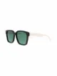 Изображение 2 из Gucci Eyewear солнцезащитные очки в квадратной оправе