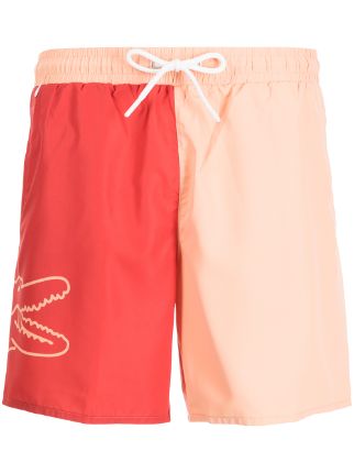 lacoste shorts orange